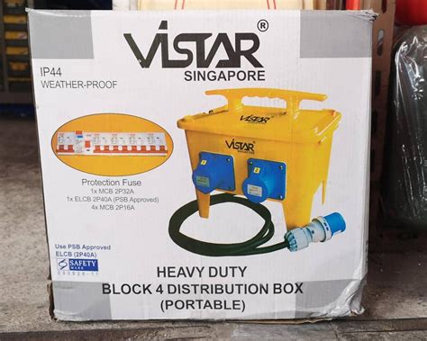 vistar block 4 distribution box